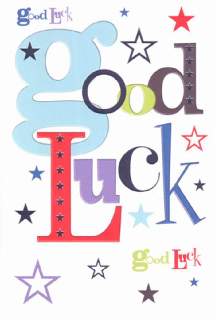 Full of charismatic energy, this good luck card stands out as a visual celebration-its lively palette and playful typography radiate the same warmth you'd find in a freshly picked bouquet from a Florist Earlsfield window overlooking Magdalen Road. Each letter bursts with character: wide pastel blue, slender jet black, and exuberant red all perfectly offset by a flurry of colorful stars. The placement and balance echo the supportive cheers heard at local gatherings, whether in Geraldine Road's tree-lined quarters or outside cheerful neighborhood cafes. The surrounding white space allows every detail to breathe, reflecting a modern style yet remaining deeply personal. The card's crisp surface feels luxurious in hand-its smooth finish reminiscent of top-quality cards exchanged during moments that matter. Offering this card is like sending off a lucky talisman, brimming with joyful hope and the kind encouragement that weaves Earlsfield's close community together. Whether slipped into a congratulatory floral arrangement or handed to a friend before a life-changing exam, it's the perfect keepsake to accompany anyone dreaming big in SW18, reinforcing the trusted spirit and optimism that sets this area apart.